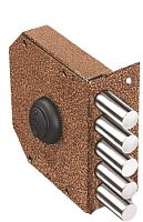 Замок Elbor (Эльбор) накладной Гранит 1.06.51.МА никель, сув., 5 риг. /00423/