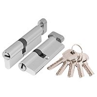 Цилиндровый Ajax (Аякс) механизм (AX202/80) AX2002Knob80 (35+10+35) CP хром с вертушкой