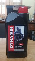 Масло 4T Dynamik10W-40 SAE (1л) (полусинтетическое)
