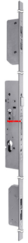 Multitop Cisa (Чиза) MAX 49656.35.0 механич., U-образная пл. 24x5 inox backset 85