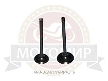 Клапана 4х такт. GY6-180, 158QMJ впускной/выпускной (052QMIB-040100100+052QMIB-040100200) (НАБОР)