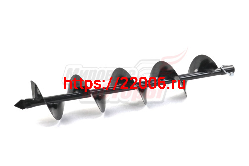 Шнек для почвы к мотобуру D-150/85 (BRAIT AG-52, Carver AG-52, Калибр БС-1500)