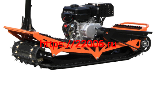 Мотосноуборд ИСКРА-1, LIFAN KP230 8+ л.с., редуктор с автомат сцеплением. фара, тормоз, фото 5