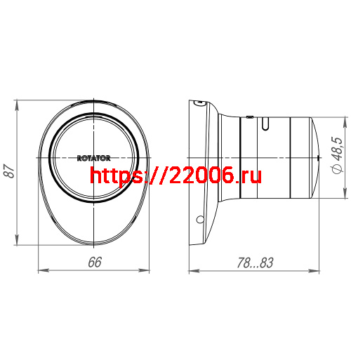 Электронный Armadillo (Армадилло) замок ROTATOR EL.RT01.01 SG матовое золото фото 5