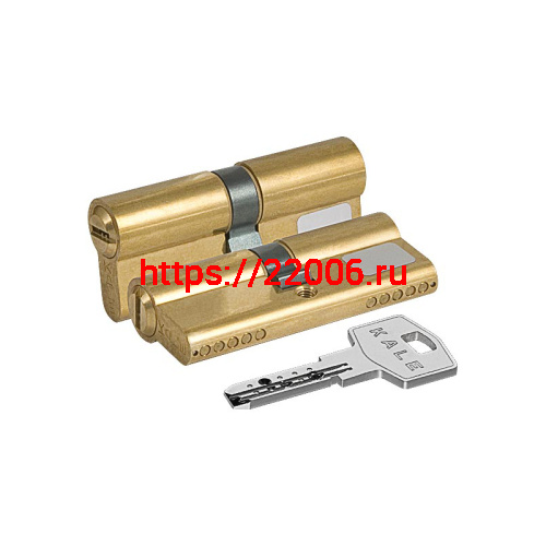 Цилиндровый Kale kilit (Кале килит) механизм 164 BN/68 (26+10+32) mm латунь 5 кл.