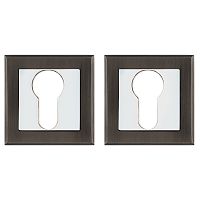 Накладка Punto (Пунто) под цилиндр ET.K.QL52 (ET QL) GR/CP-23 графит/хром