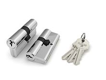 Цилиндровый Fuaro (Фуаро) механизм 100 CA 68 mm (26+10+32) CP хром 3 кл.