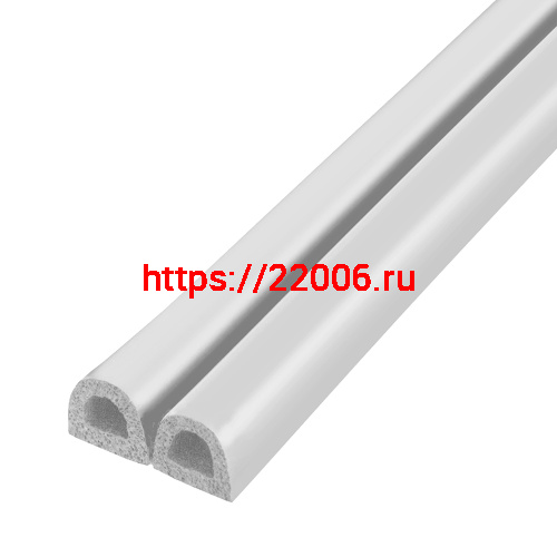 Уплотнитель Fuaro (Фуаро) самоклеящийся ADH/D-9x7,5mm, WHITE белый 100m
