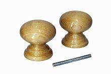 Ручка-кнопка veles (ВЕЛЕС) Карел. береза