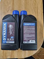 Масло 2Т Dynamik SAE API-TB для лодочных моторов (1литр), синий