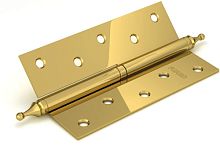 Петля Fuaro (Фуаро) съемная 410/BL-5 125x75x2,5 PB left (латунь) левая БЛИСТЕР