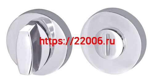Ручка Armadillo (Армадилло) поворотная BK6.R.URB52 (WC-BOLT BK6/URB) СР-8 хром