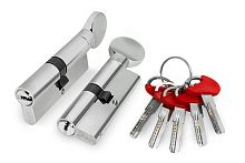 Цилиндровый Fuaro (Фуаро) механизм (D-PRO502/110) D-PRO5002Knob110(50+10+50) CP хром 5Key