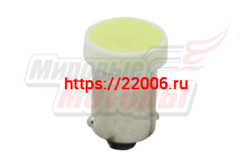 Лампа 12 В BA9S (T8), 1W-COB white fluorescence светодиод