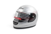 Шлем CONCORD WF01 серебристый ОДНОЦВЕТНЫЙ "S,M,L,XL" (интеграл)