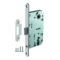 Корпус Ajax (Аякс) врезного замка c защёлкой PLASTLP85-50 SN матовый никель