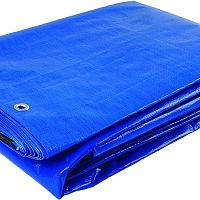 Тент универсальный 3*4м. 60гр/м2 Синий (водонепроницаемый)