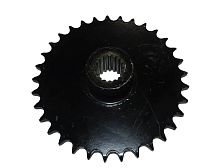 Звезда 33 зуб. (428) цепи, 12.7шаг, h31мм, на вал шлицевой от Бурана, мотобуксировщик
