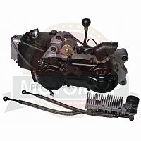 Двигатель в сборе 4Т 157QMJ (GY6) 149,5см3 DC (реверс, руч. стартер, масл. радиатор) ; T150(НАБОР)