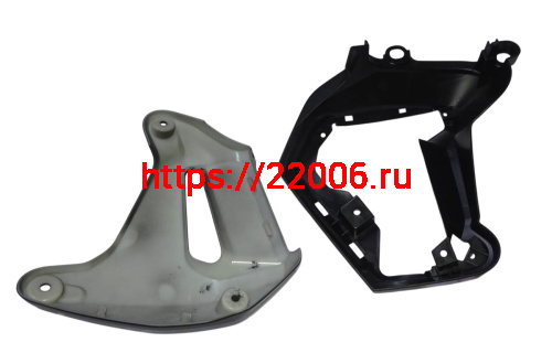 Облицовка бензобака HIRO 250 нижняя правая (T2BK025600C00100+T2BK010302A00113) фото 2