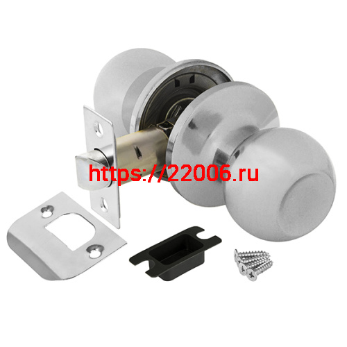 Ручка Ajax (Аякс) защелка DK682 CP-PS (6082 CP-P) (без фик.) хром