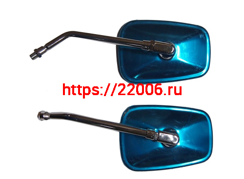 Зеркала (009) d10 металл. (квадр. хром) (кол-во в упак. 50 пар.) фото 2