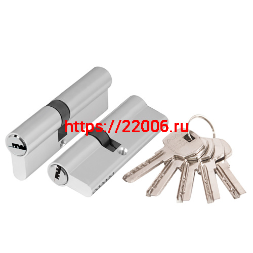 Цилиндровый Ajax (Аякс) механизм (AX200/60) AX2000Key60 (25+10+25) CP хром