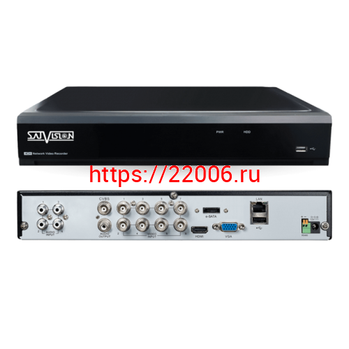 SVR-8715P SP видеорегистратор гибридный
