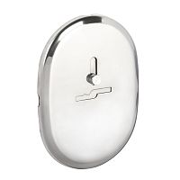 Декоративная Fuaro (Фуаро) накладка ESC 476 (90х65) СP ХРОМ на сувальдный замок с шторкой (тип Меттэм)