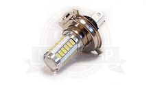 Лампа светодиодная (LED) 12V  (H4)  35/35W (P43t)  33SMD (Фарная)