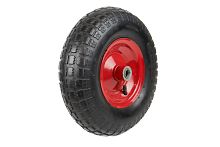 Колесо тачки садовой 6" 4,00-6" (под ось 16мм) ступица, подшипник, камера