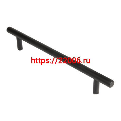 Ручка-рейлинг Ajax (Аякс) мебельная MB-H-005-160 мм BL черный