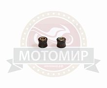 Сайлентблок 24 мм  D24*d12*L19/D24*d10*L19) амортизатора Альфа, Дельта, Zodiak (пара) Т36+Т40