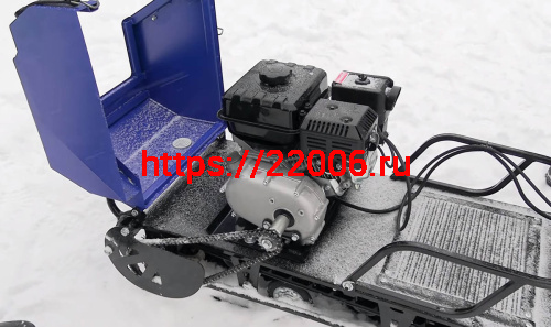 Мотобуксировщик компактный ЛИДЕР-ДЕЛЬТА-R, 8,0 л.с. (без лыжного модуля, 2 тележка), пр-во Ижтехмаш фото 3