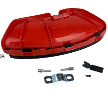 Кожух головки пласт. в сб. (МЕТАЛ.кронштейн+нож) трим. 026-052