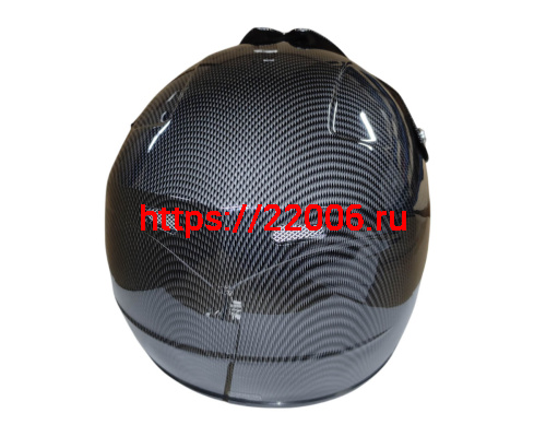 Шлем кроссовый KIRIN QL-B07, карбон, синий, размер M фото 4