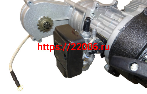 Двигатель ATV Target Trek (ic44F-6) с редуктором  с электростартером фото 6