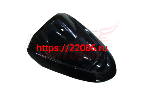 Облицовка передняя верхняя ACTIV/ YB50QT-3 Racer Meteor (ВНИЗУ РЕШЁТКА) чёрная