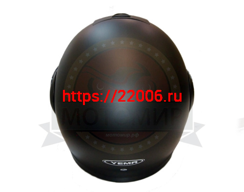 Шлем модуляр YM-929_3 "YAMAPA", (подбородок откидывается) TRANSFORMER, черный матовый, разм. XL NEW фото 3