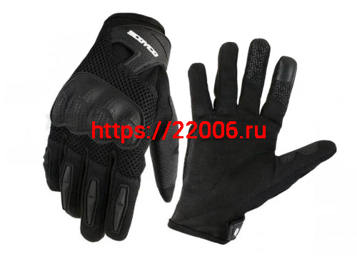 Перчатки SCOYCO (оригинал) МС-58-2 черные, р-р М