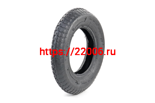 Покрышка тачки садовой 8" 3,50-8 камерная (БЕЗ КАМЕРЫ) МАРКИРОВАННАЯ фото 2