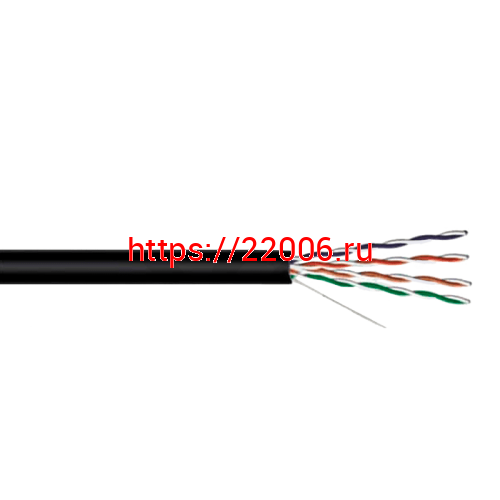 Кабель U/UTP Cat 5e PE 4х2х0,52