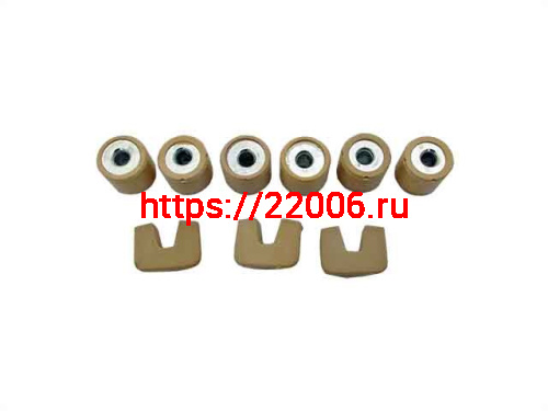 Ролики вариатора+слайдеры 15*12 10 грамм Yamaha, Stels TMMP